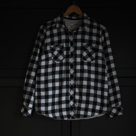 BC Clothing | Black & White Checkered Shacket - Picture 1 of 7